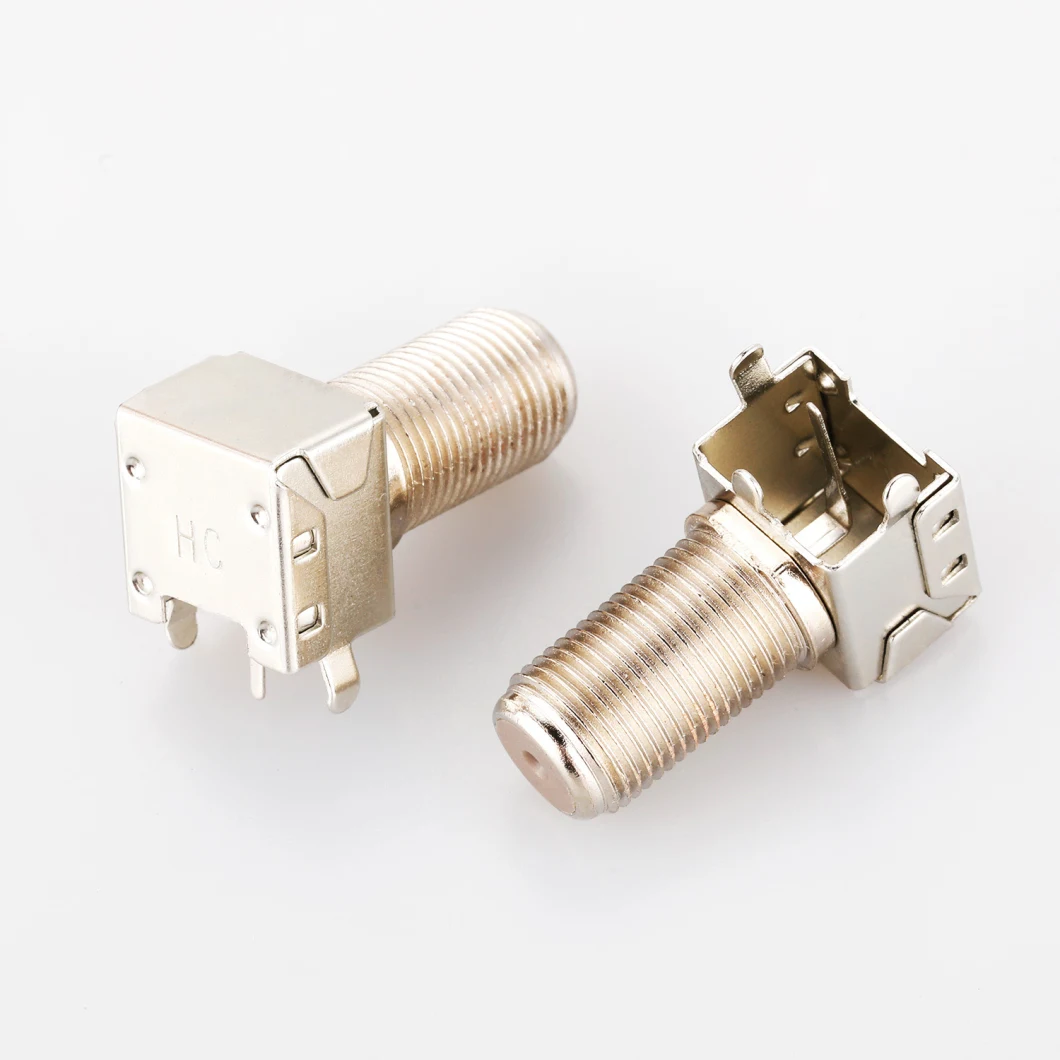 High Quality Right Angle Vertical Type RF Coaxial Connector RF If Connector